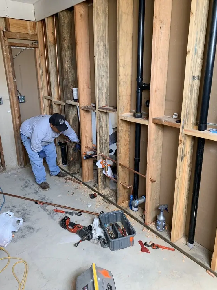 Commercial rough-in plumbing for Gas Line Repair in Venetian Village